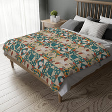 Load image into Gallery viewer, "Quilted" Velveteen Microfiber Blanket (Two-sided print)
