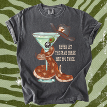 Load image into Gallery viewer, Same snake bite you twice tee