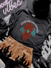 Load image into Gallery viewer, Support Your Local Hairstylist Tee