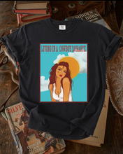 Load image into Gallery viewer, Living in a cowboy romance tee