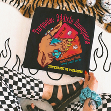 Load image into Gallery viewer, Turquoise addicts anonymous tee