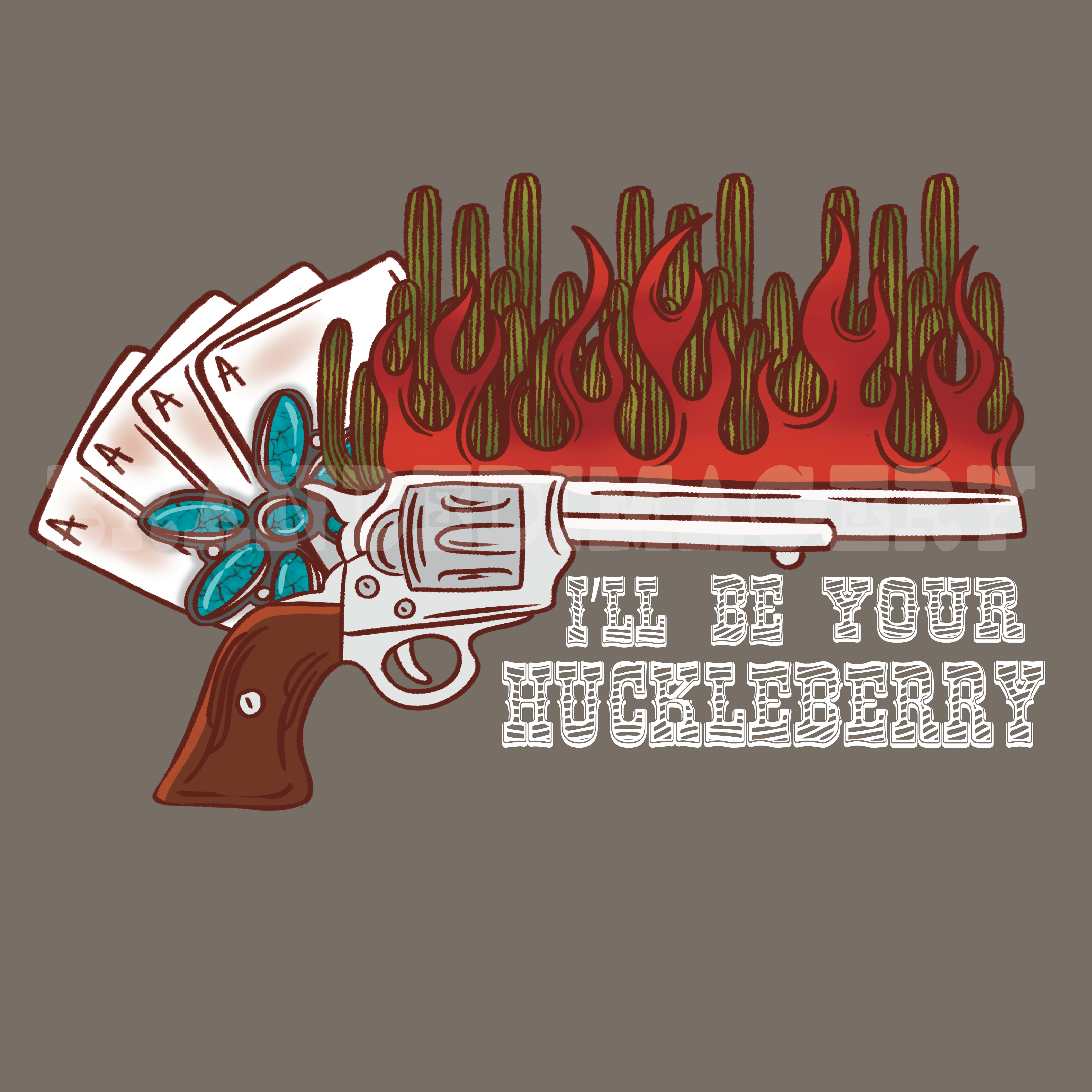 Ill be your Huckleberry – Branded Imagery