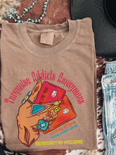 Load image into Gallery viewer, Turquoise addicts anonymous tee