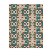 Load image into Gallery viewer, &quot;Quilted&quot; Velveteen Microfiber Blanket (Two-sided print)
