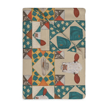 Load image into Gallery viewer, &quot;Quilted&quot; Velveteen Microfiber Blanket (Two-sided print)
