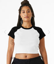 Load image into Gallery viewer, Exhale the BS Micro Rib Raglan Baby Tee
