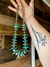 Load image into Gallery viewer, 22 inch - NFR collection - sterling silver and turquoise
