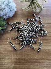 Load image into Gallery viewer, All Sterling Silver Pearls earrings simple
