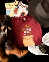 Load image into Gallery viewer, Floral leathers co Tee
