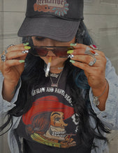 Load image into Gallery viewer, May cause slow and painful death tee
