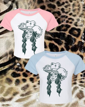Load image into Gallery viewer, You can't be me raglan baby tee
