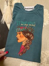 Load image into Gallery viewer, Turquoise on my mind graphic tee - Comfort Colors
