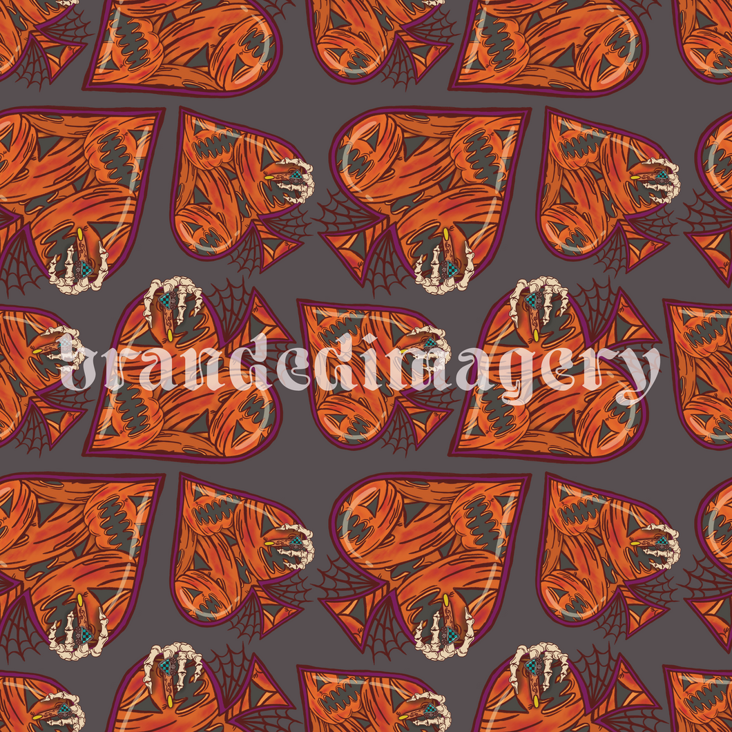 Spooky Spade Seamless