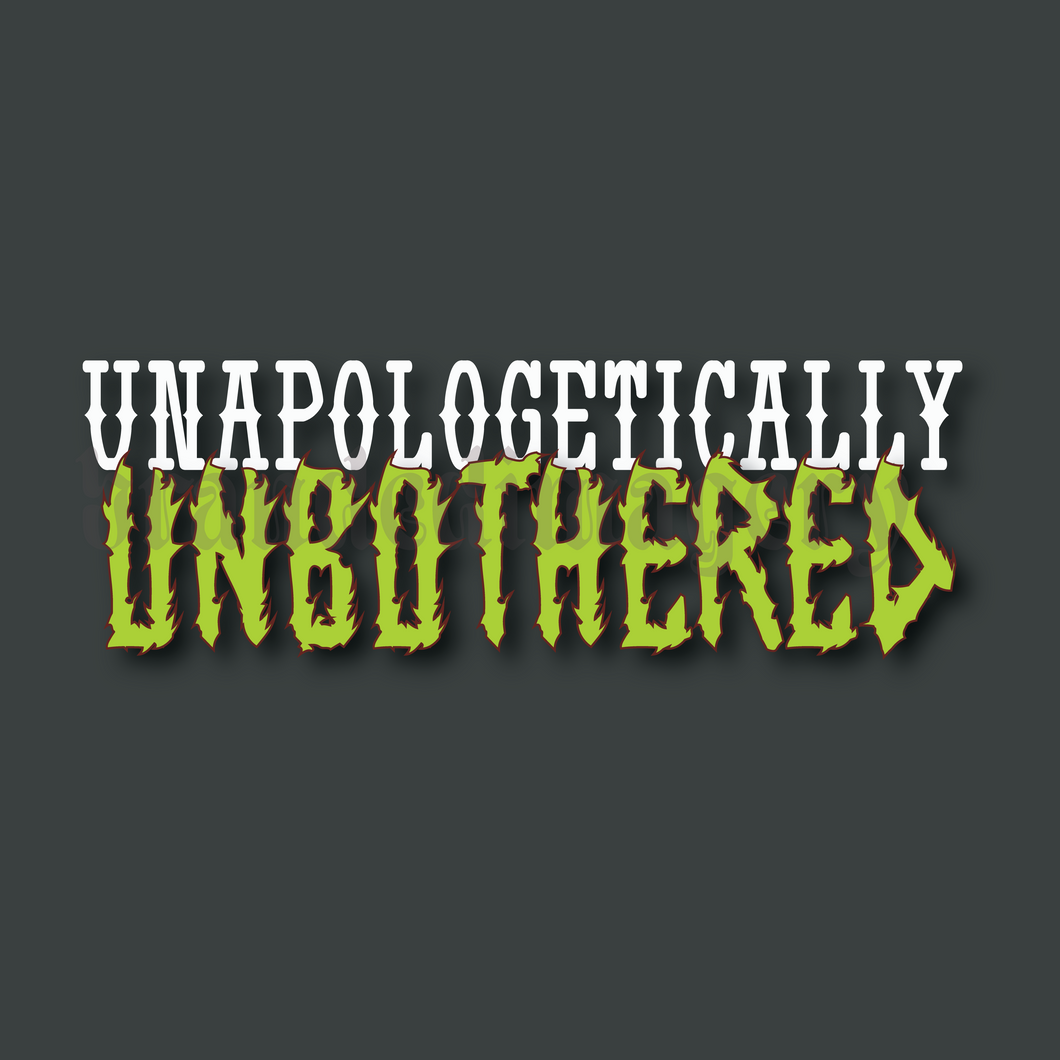 Unbothered Just Font